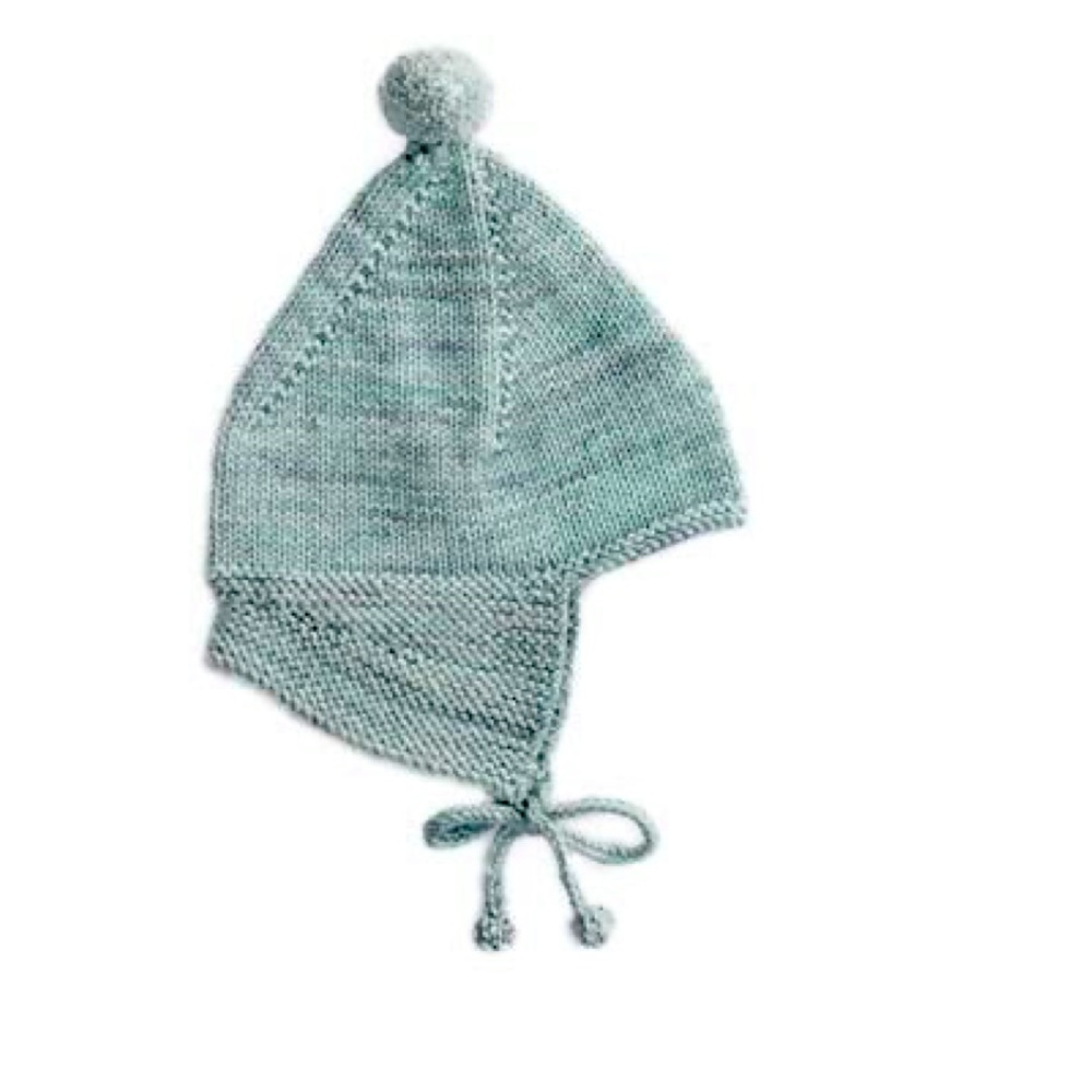 Misha and Puff pointy peak hat in sage